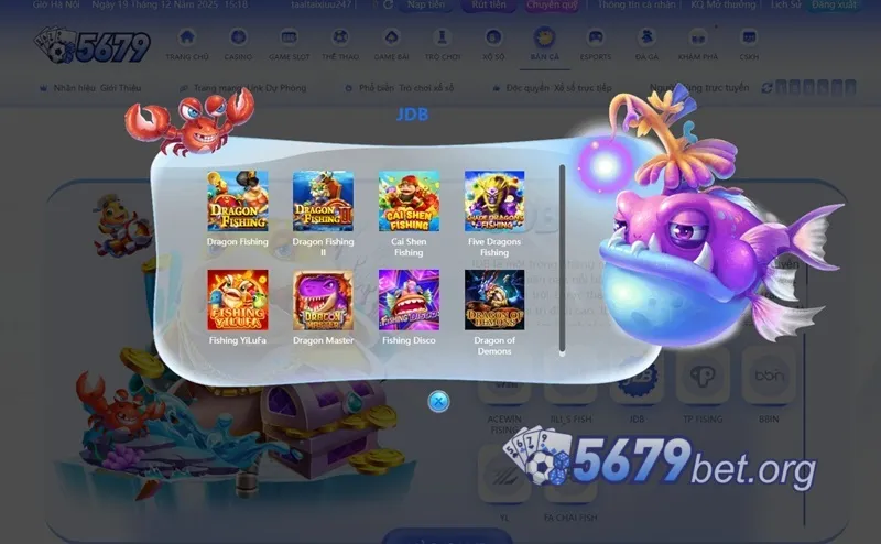 JDB bắn cá 5679 com