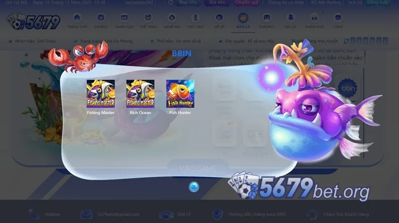 bbin bắn cá 5679 com