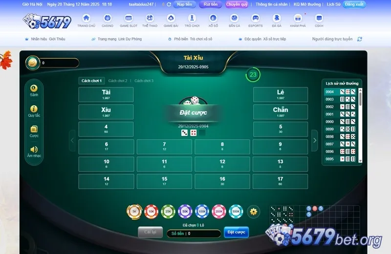 tài xỉu 45s 5679 com