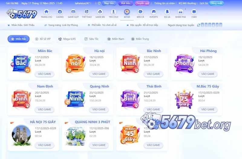xổ số 5679